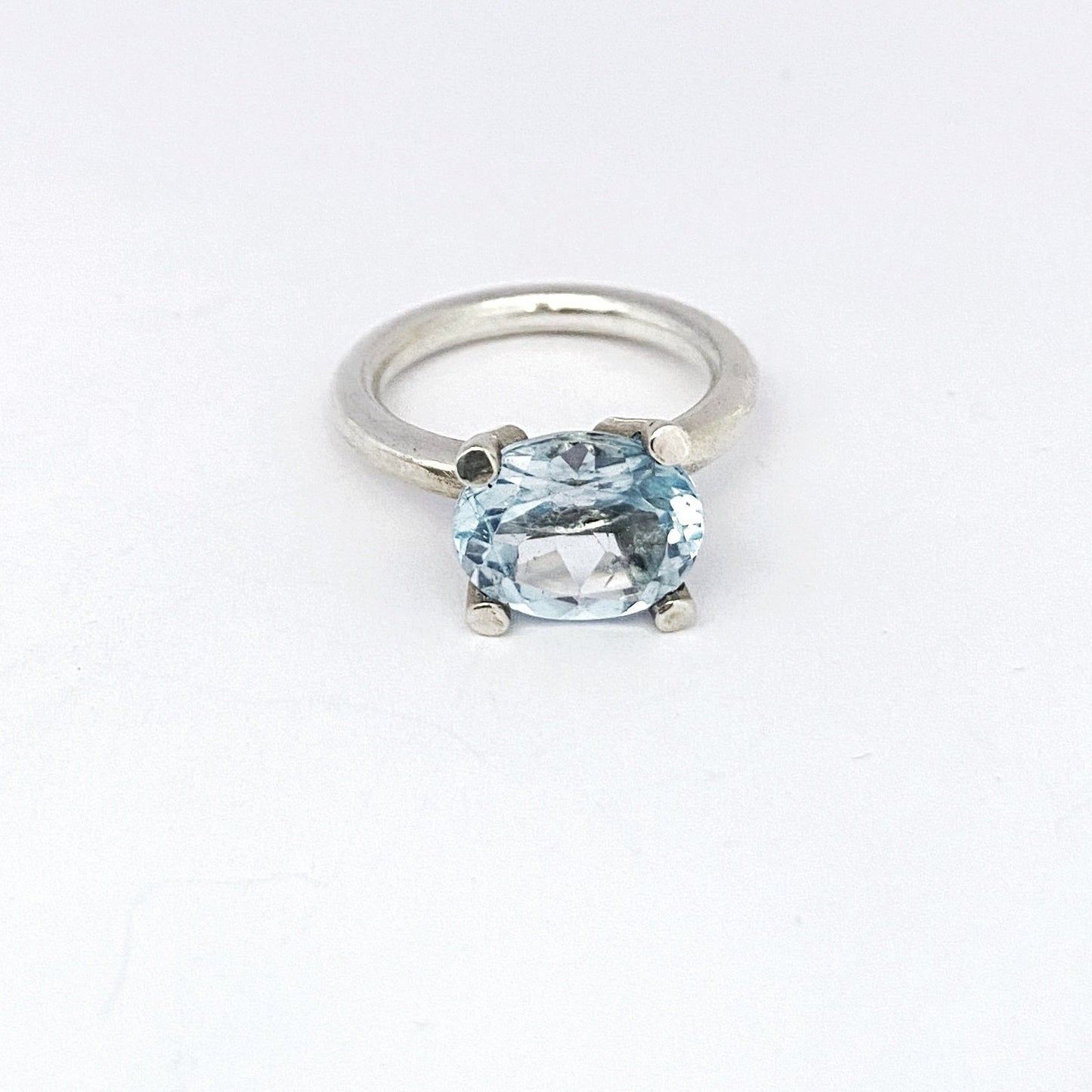 Contemporary topaz ring by designer Savage Jewellery