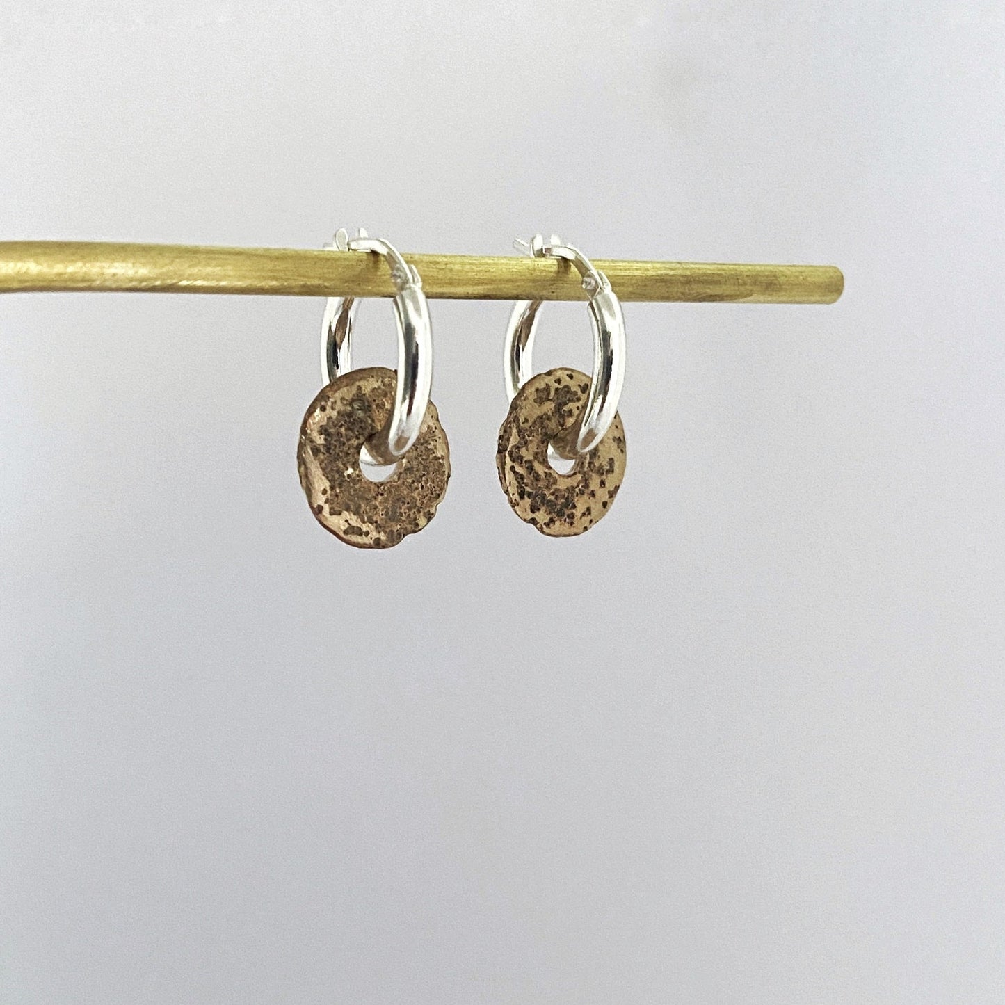 Coin earrings - treasure for your ears by contemporary designer Savage Jewellery