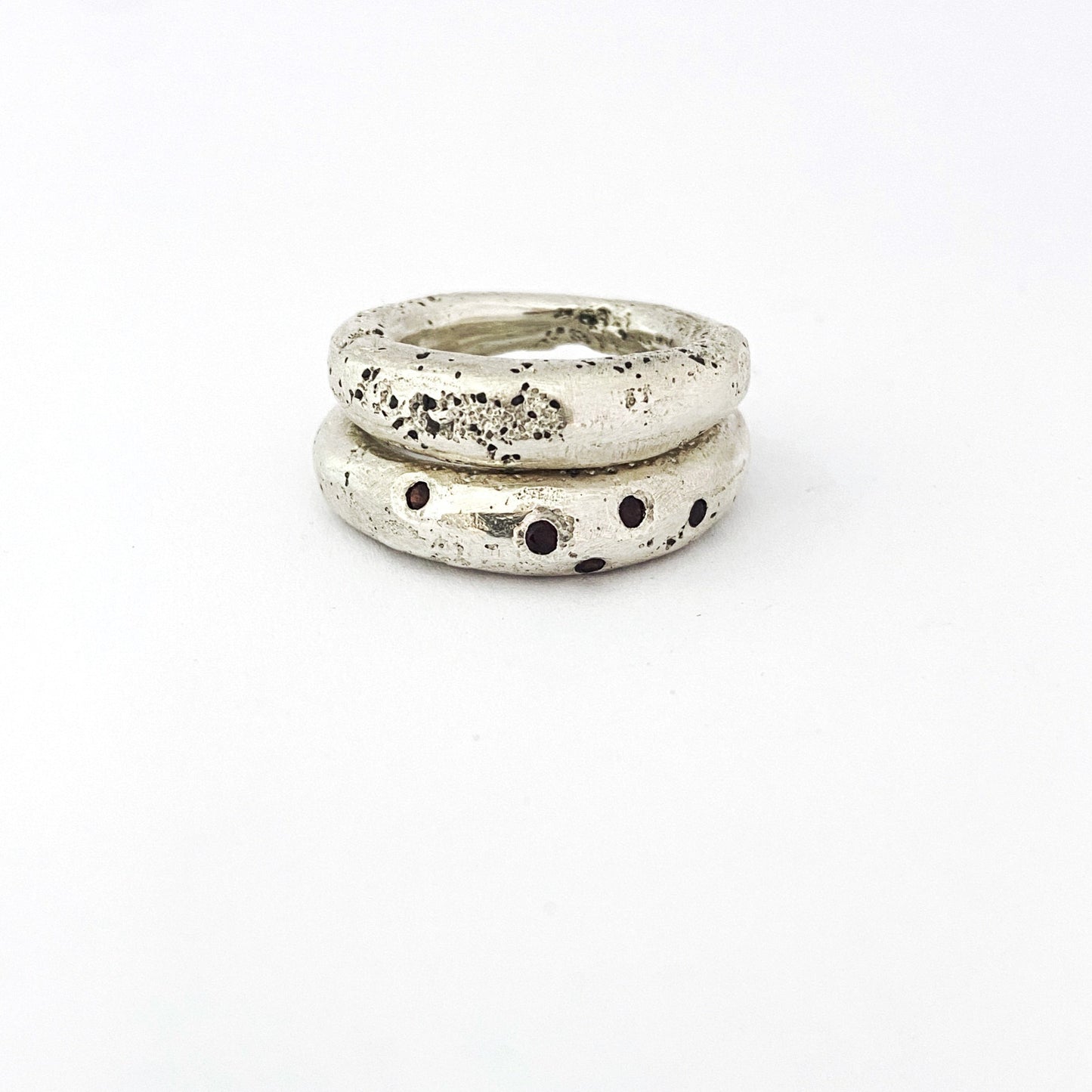 Organic ring stack by Durban designer Savage Jewellery