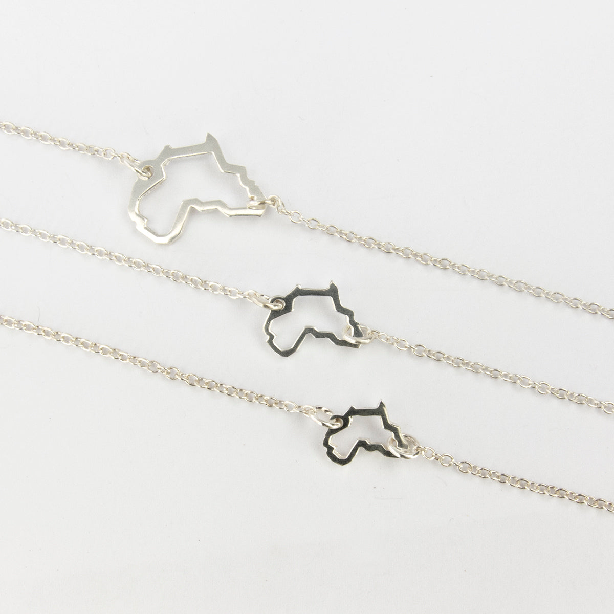 Africa cutout bracelet - small, medium, large