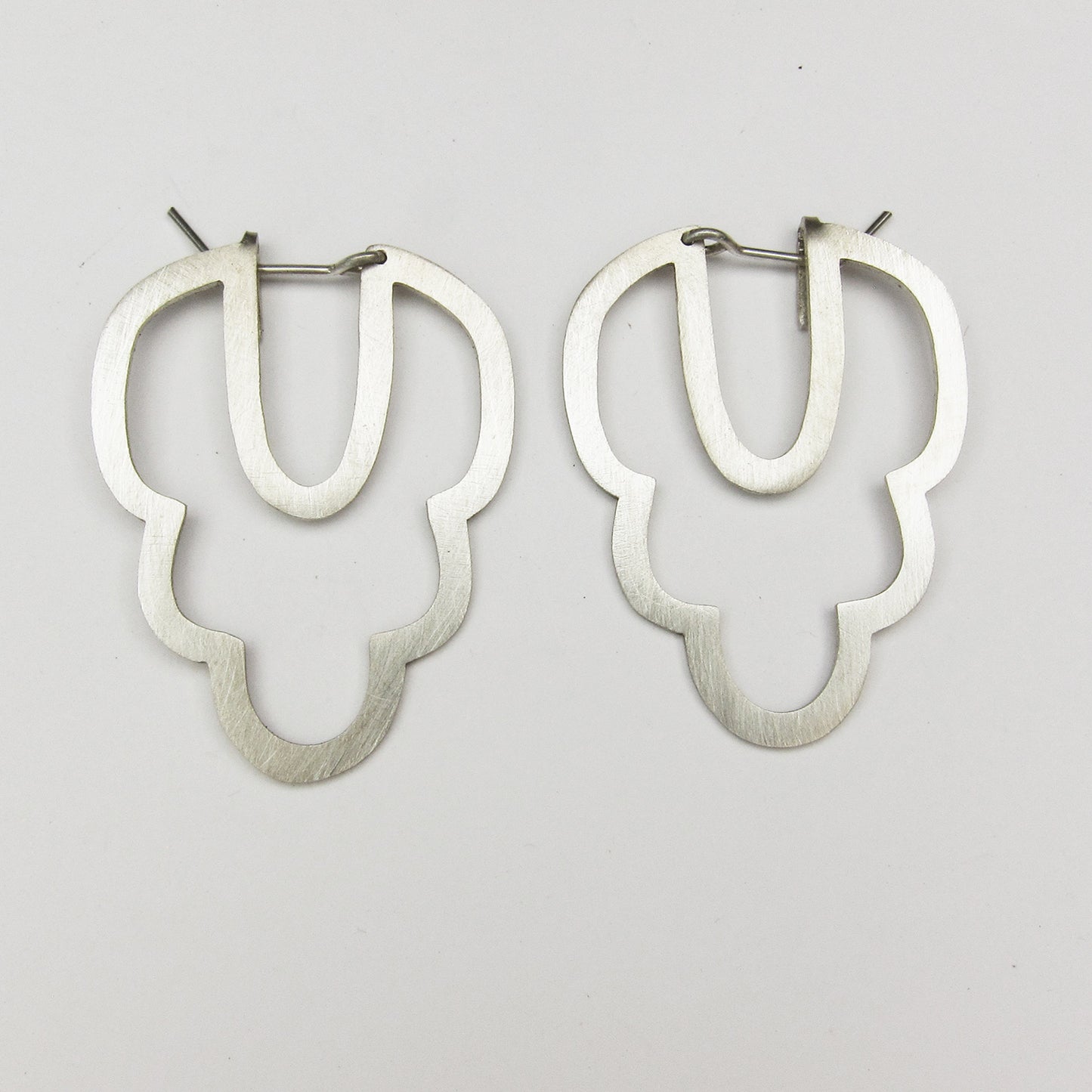 Art Deco - Cloud Outline Earring