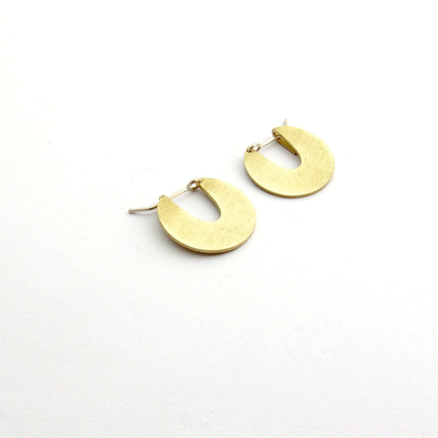 Disk earrings by Savage Jewellery - small