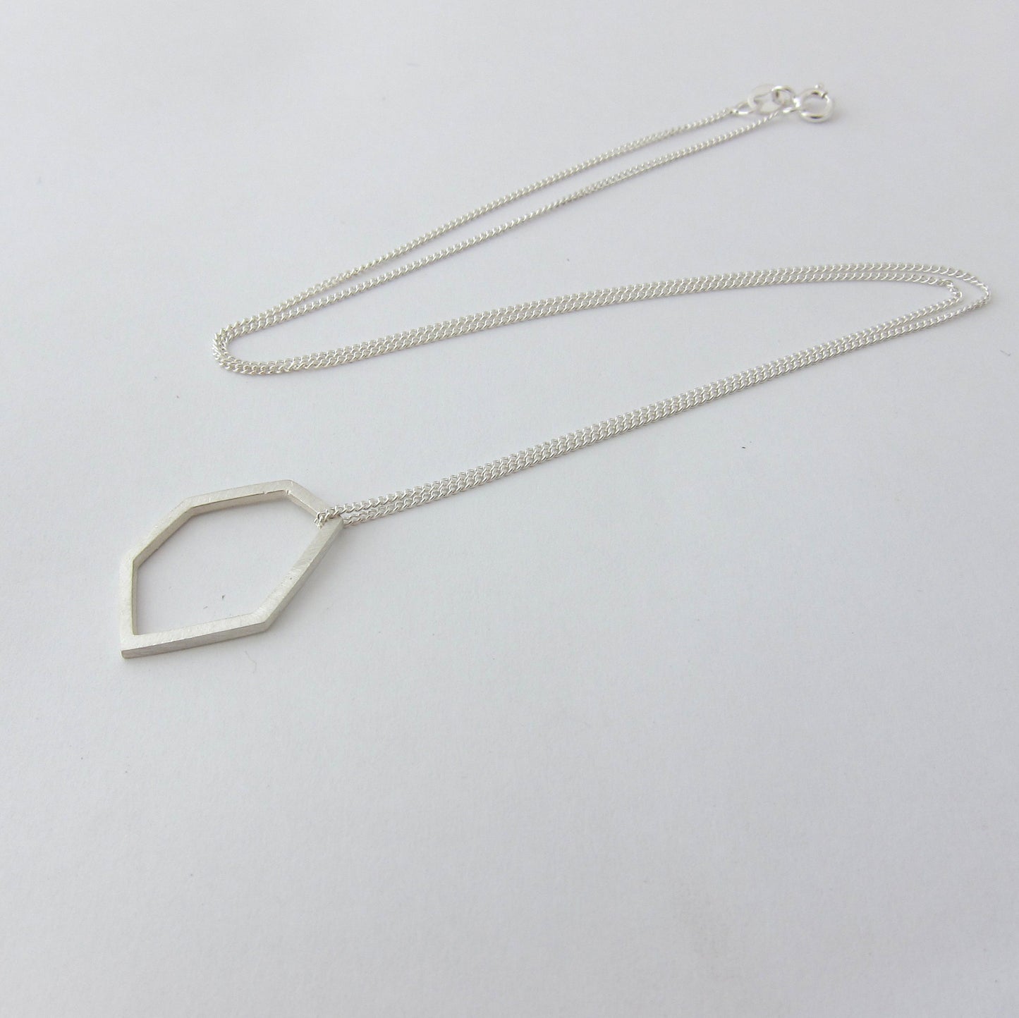 Hexagonal Pendant on Chain