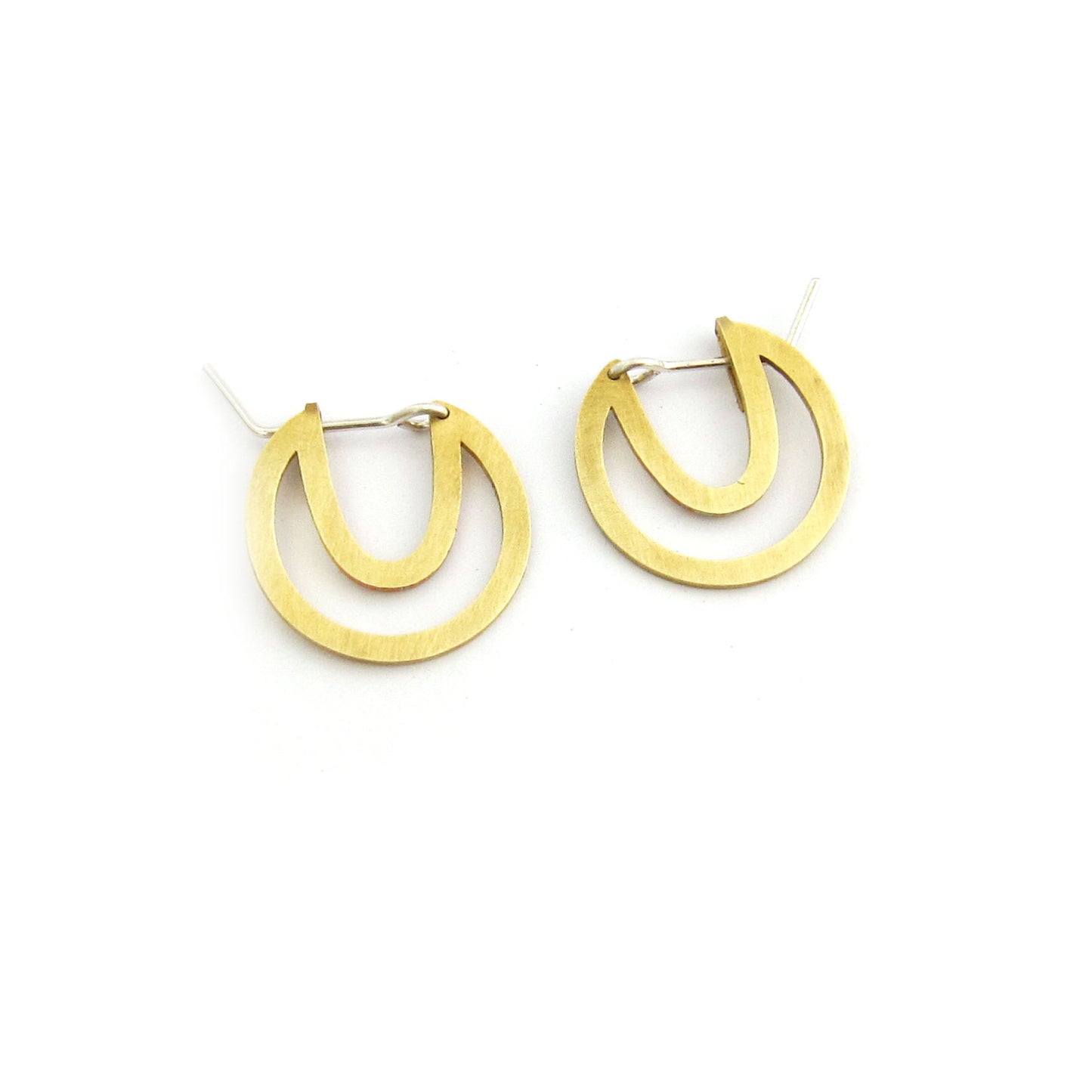 African Gypsy - Cutout Disk Earring - small