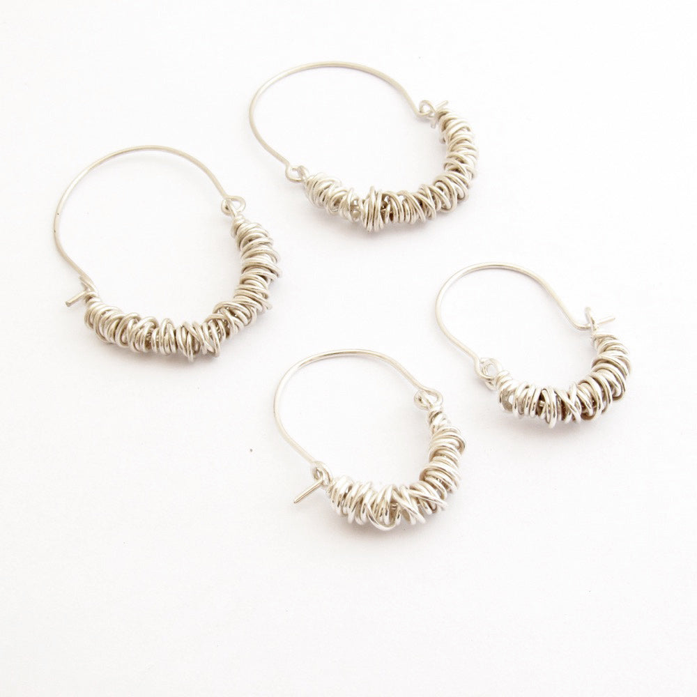 Statement hoop earrings