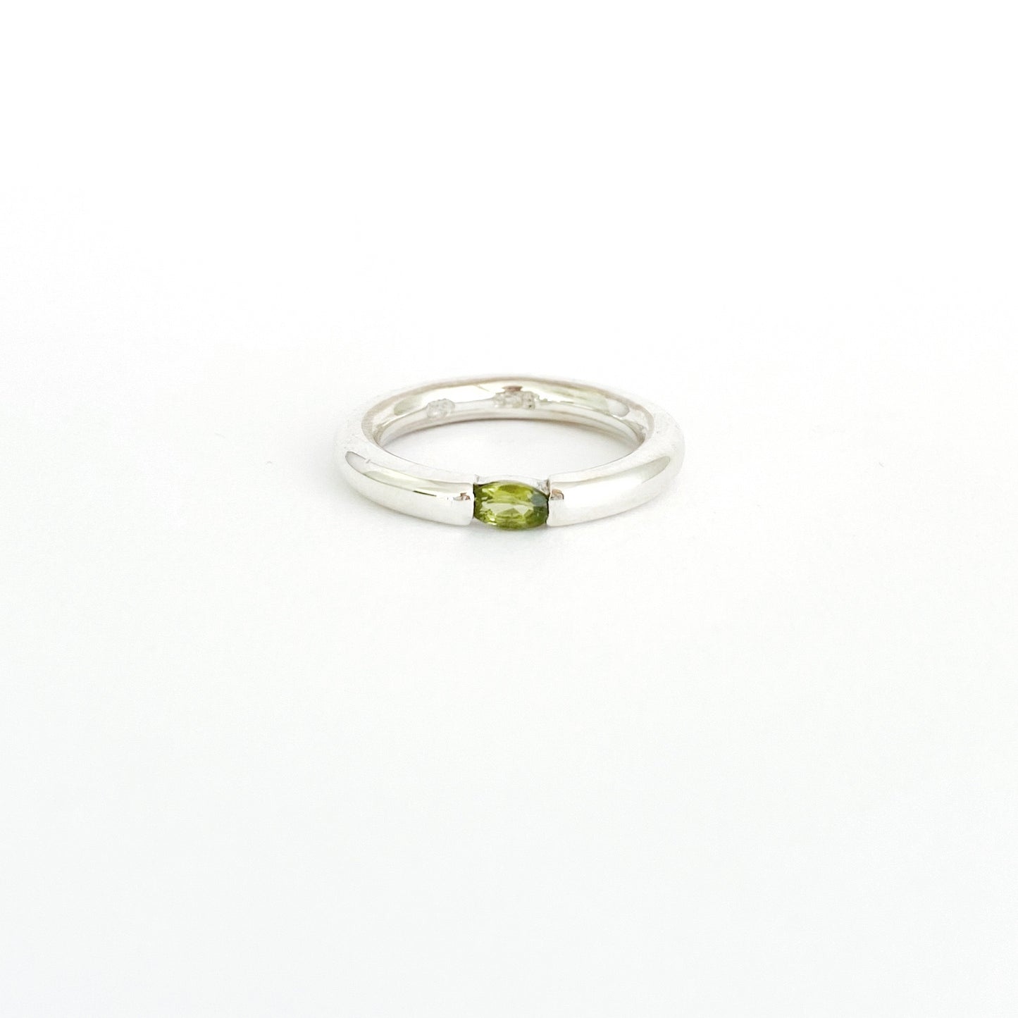 All Sorts 3mm ring - peridot