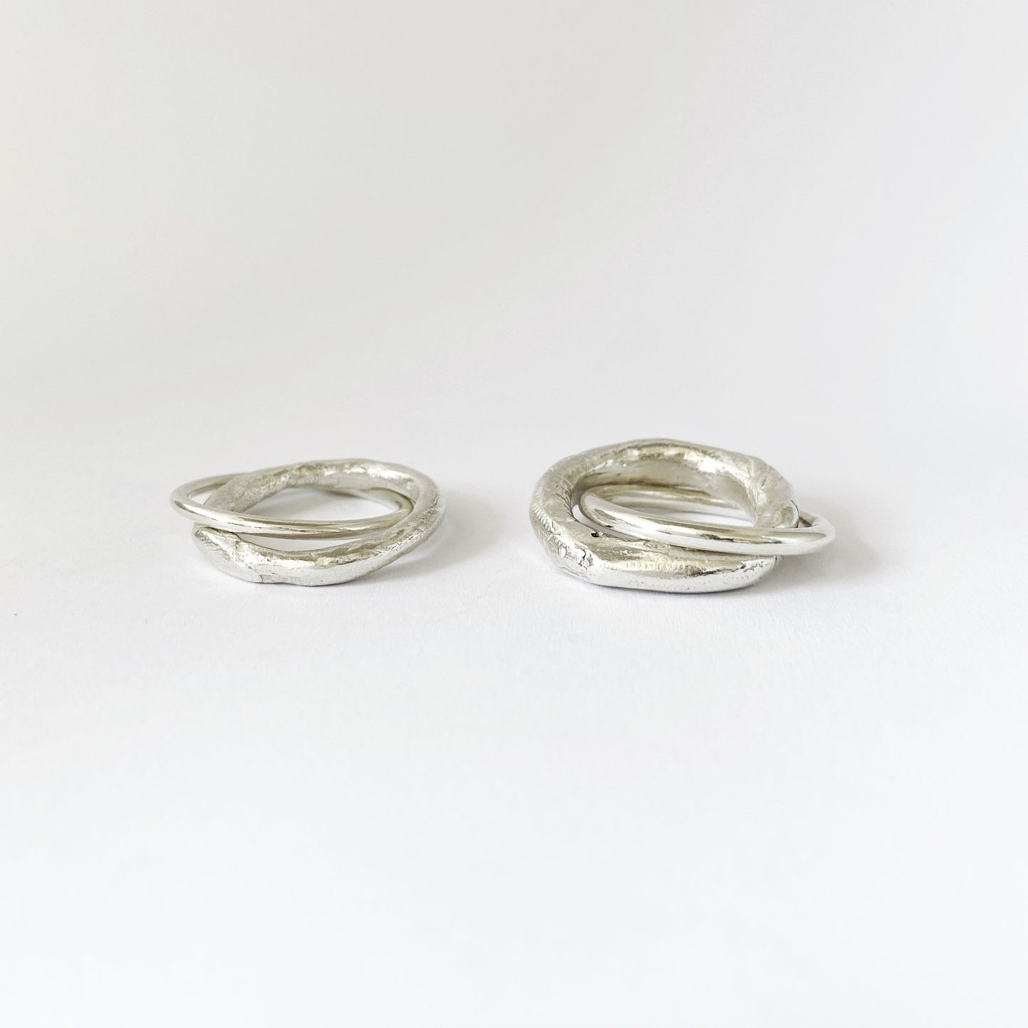 Organic Unity Ring in silver - 3mm