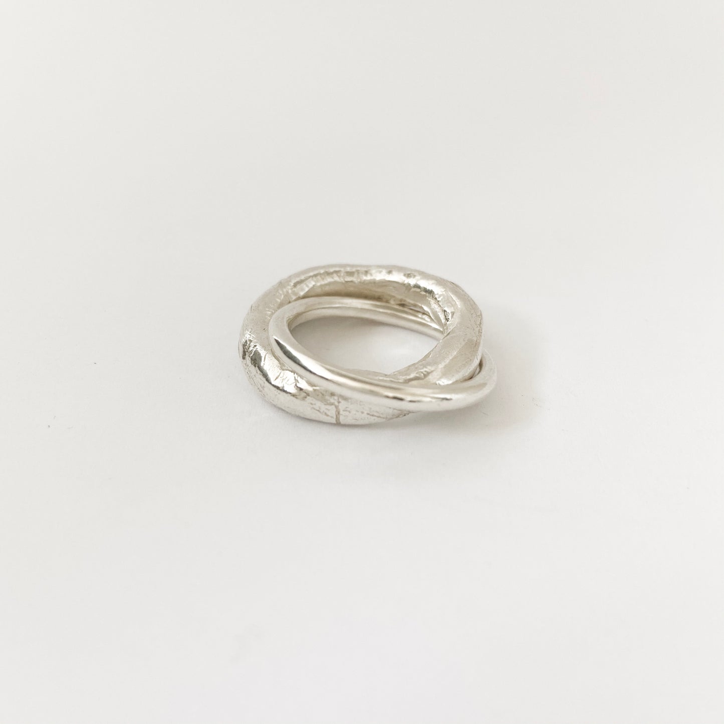 Organic Unity Ring in silver - 5mm