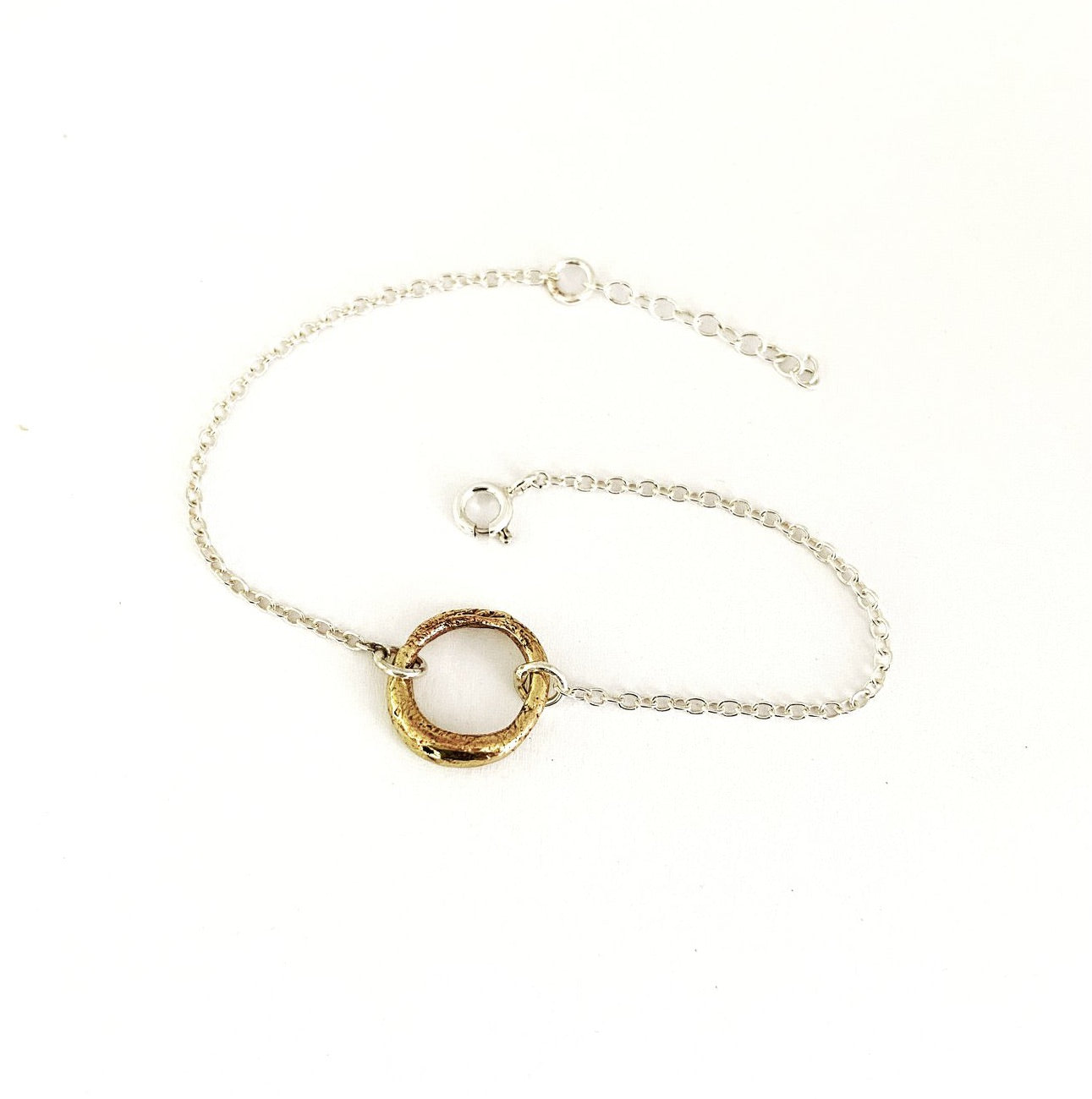 Organic circle bracelet