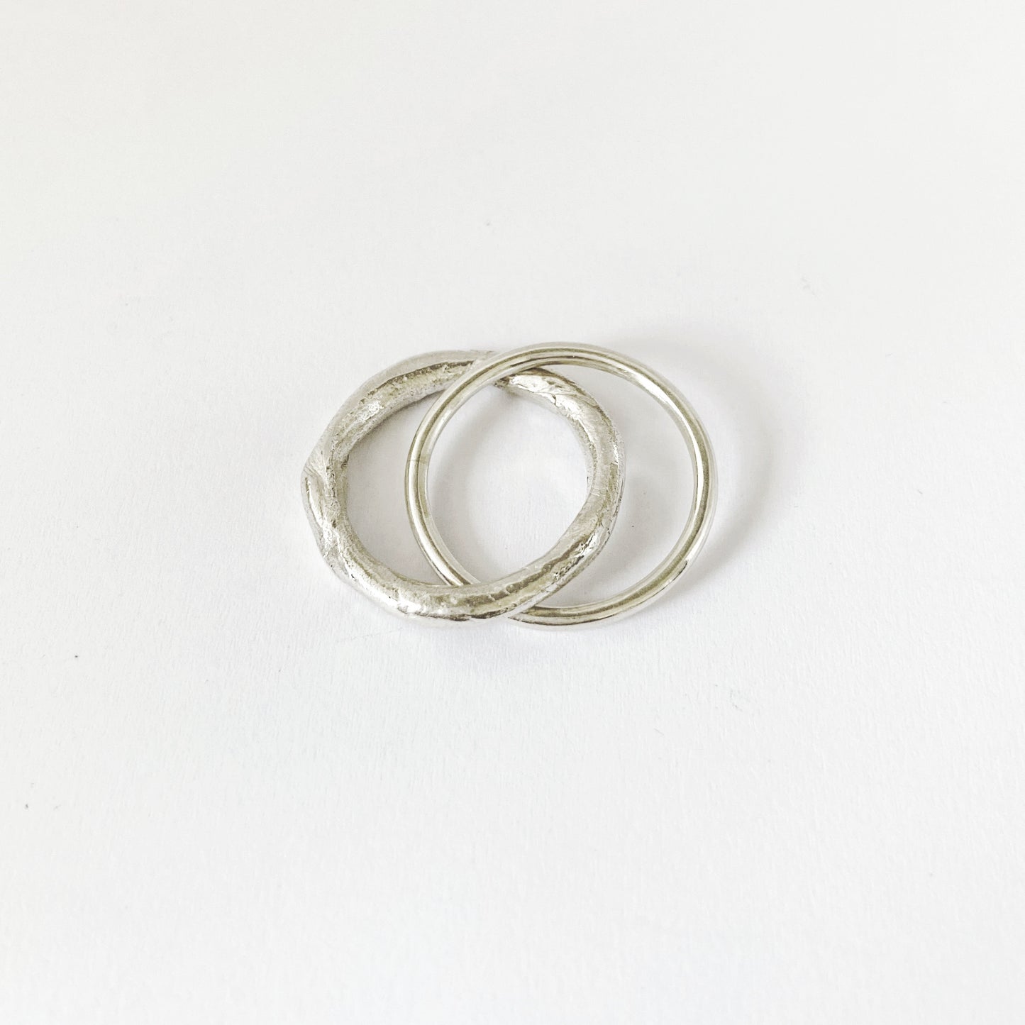 Organic Unity Ring in silver - 3mm