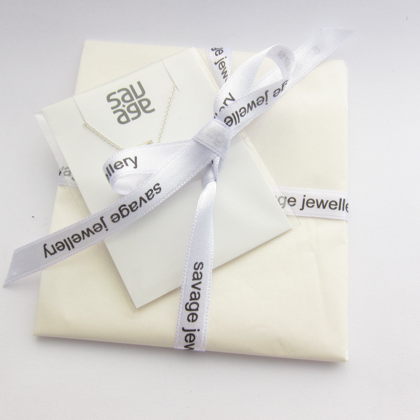 Savage Jewellery necklace packaging