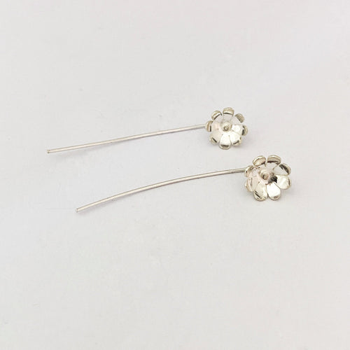 Eight petal daisy earring by Savage Jewellery