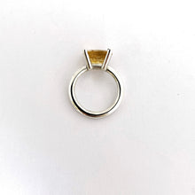 citrine solitaire ring by South African Designer Savage Jewellery