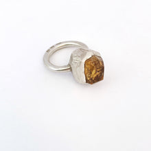 Citrine statement ring by designer Savage Jewellery in Durban South Africa