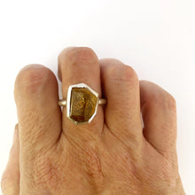 Chunky custom designed citrine ring by Savage Jewellery