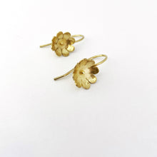 eight petal daisy drop earrings by South African Jewellery designer Savage Jewellery