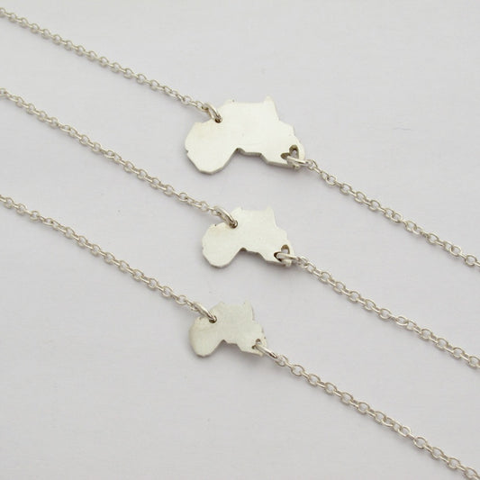 Solid Africa with heart cutout