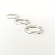Simple silver stacking rings by designer Savage Jewellery in South Africa
