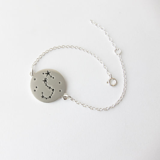 star sign constellations silver bracelet - Scorpio by Savage Jewellery Zodiac jewelry 