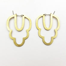 Brass cloud earring buy online, Designed in South Africa, available in Durban, Cape Town and Johannesburg