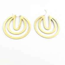 Statement disk style earrings by Savage Jewellery - Cape Town