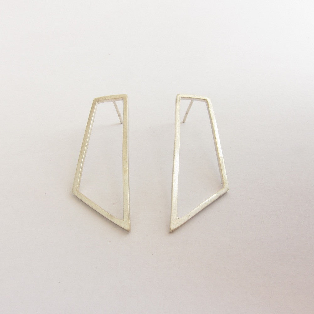 Long Quadrilateral Stud Earring