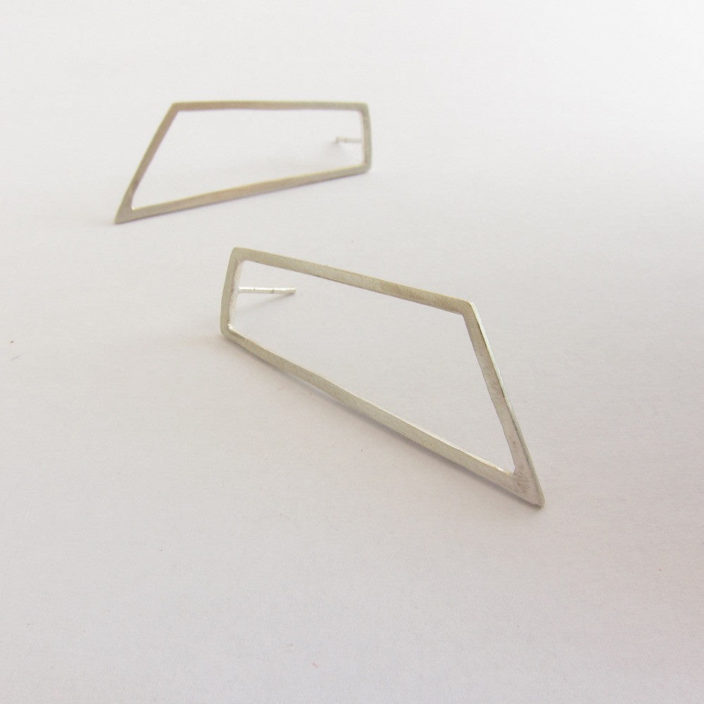 Long Quadrilateral Stud Earring