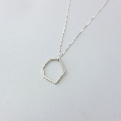 Hexagonal Pendant on Chain