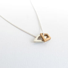 Double Tiny Quadrilateral necklace