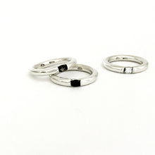 Neutral ombre gemtone ring stack by Savage Jewellery