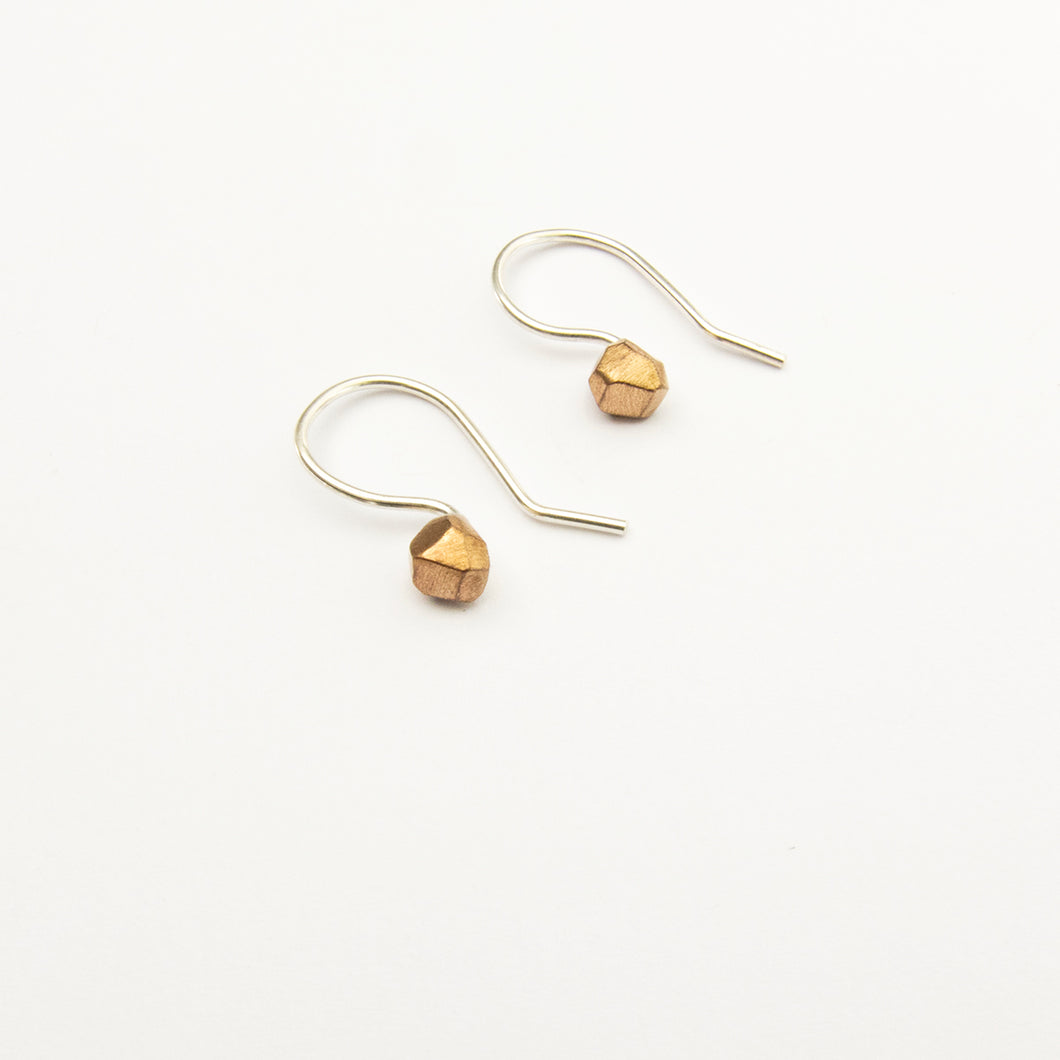 handmade tiny nuggets in bronze by Savage Jewellery
