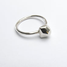 Nugget ring in silver or bronze - small
