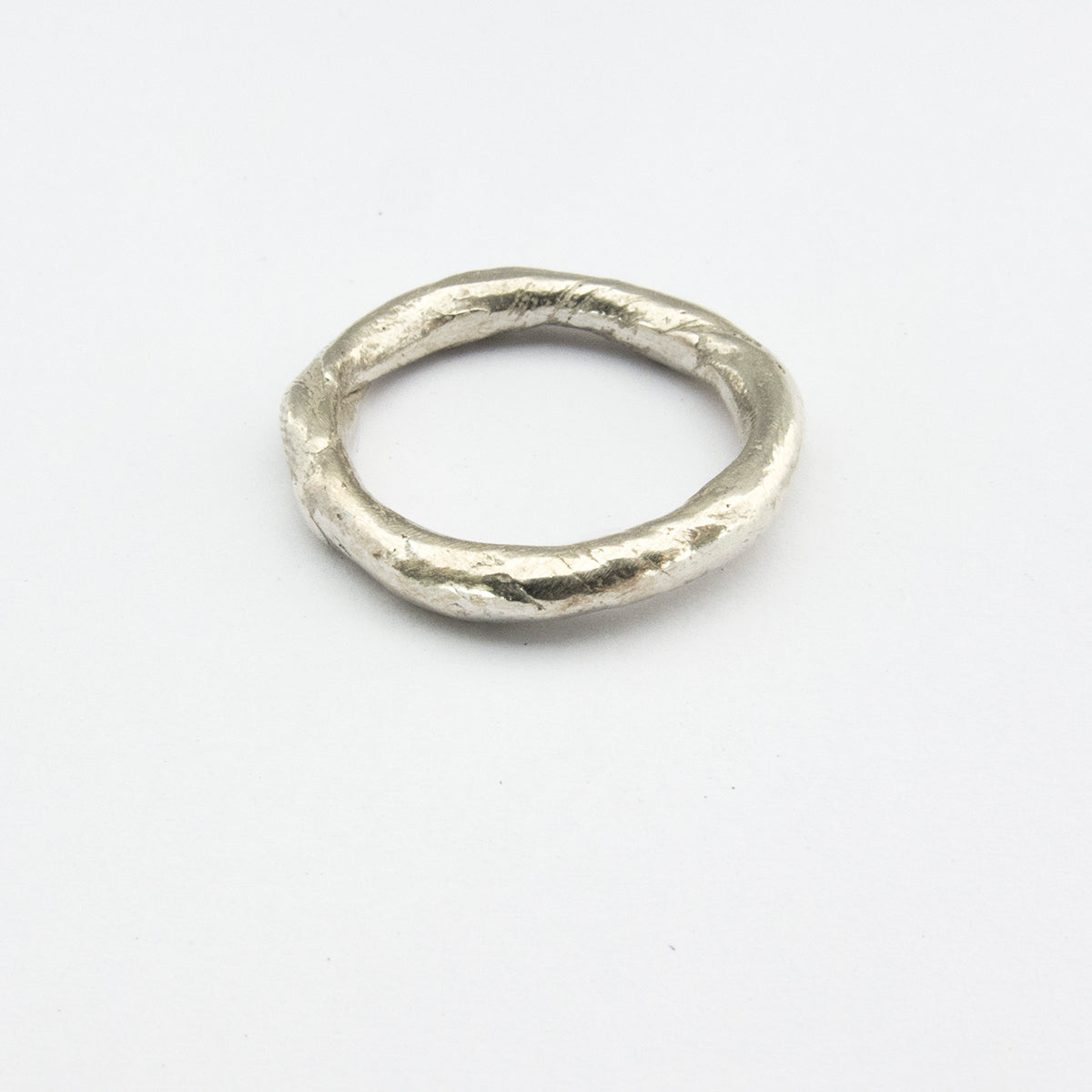 3mm organic stacking ring by Savage Jewellery