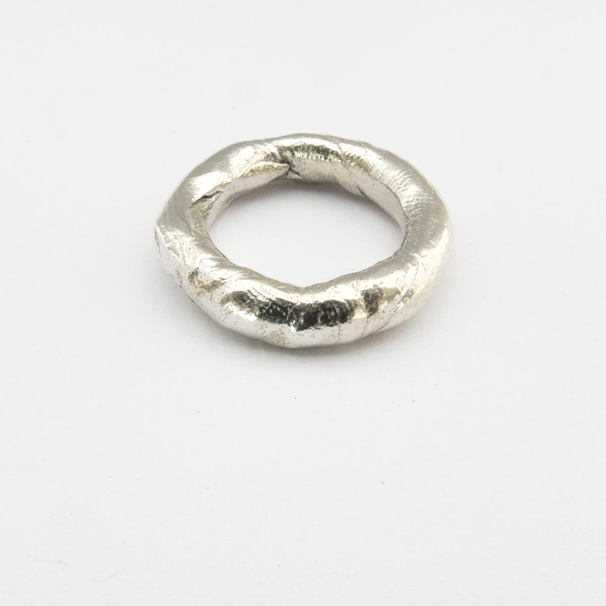 Organic silver ring by Savage Jewellery