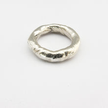 Organic silver ring by Savage Jewellery