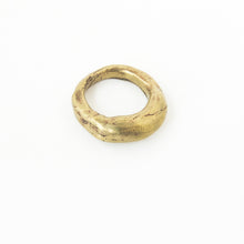 designer organic ring in brass by Savage Jewellery in Durban, South Africa