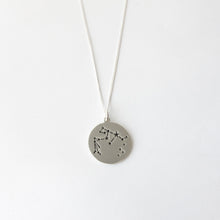 star sign constellations Aquarius pendant necklace - by Savage Jewellery modern Zodiac jewelry 