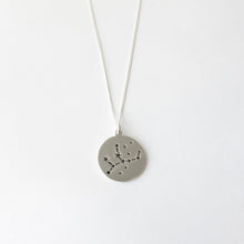 Zodiac constellations - Virgo silver necklace - by designer Savage Jewellery modern horoscope jewelry perfect for everyday