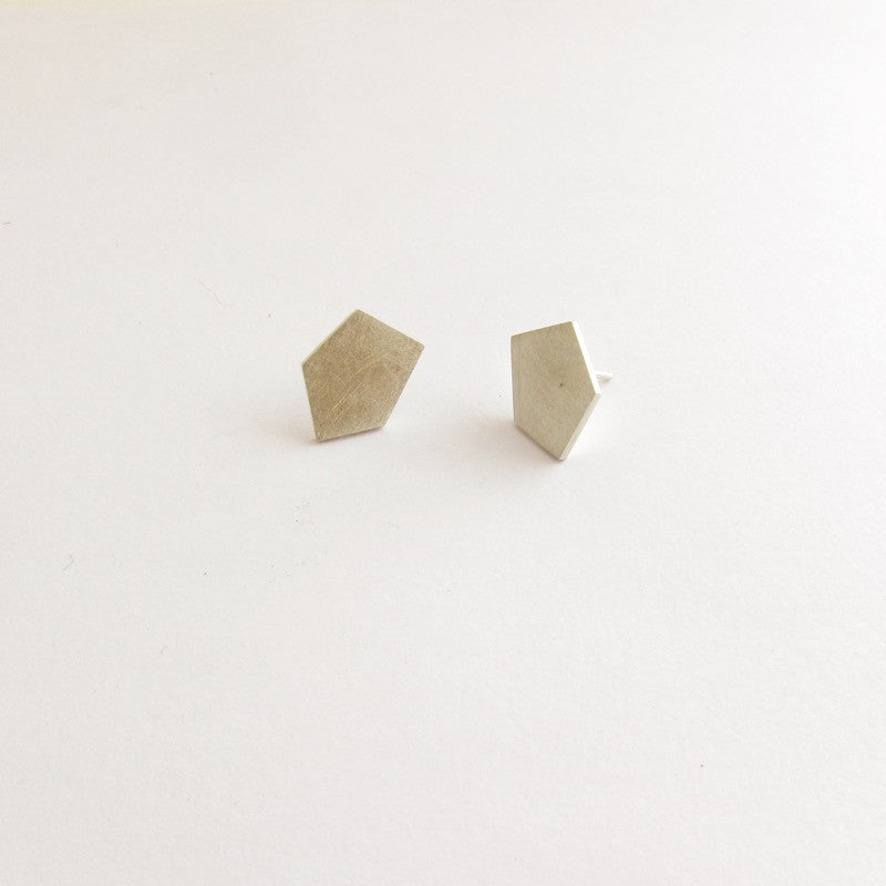 Solid Pentagon Studs