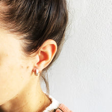 Flat huggie earrings - simple design by Savage Jewellery