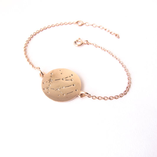 zodiac constellation rose gold bracelet - Gemini by Savage Jewellery star signs