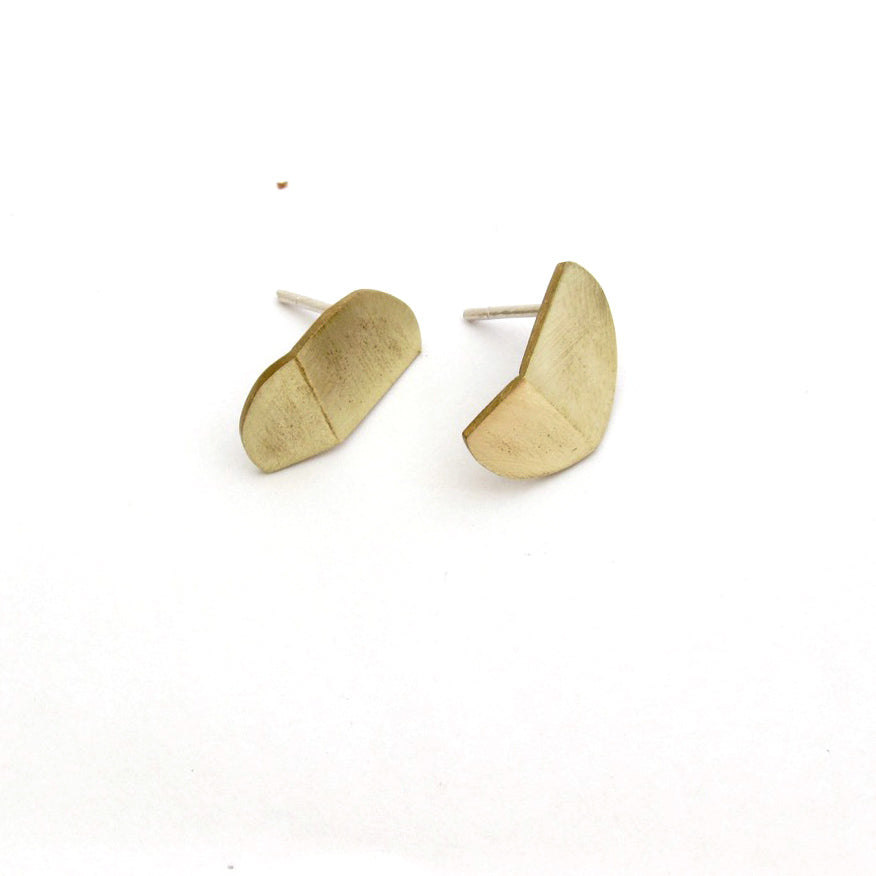 Folded Semi-Cirlce Drop Stud