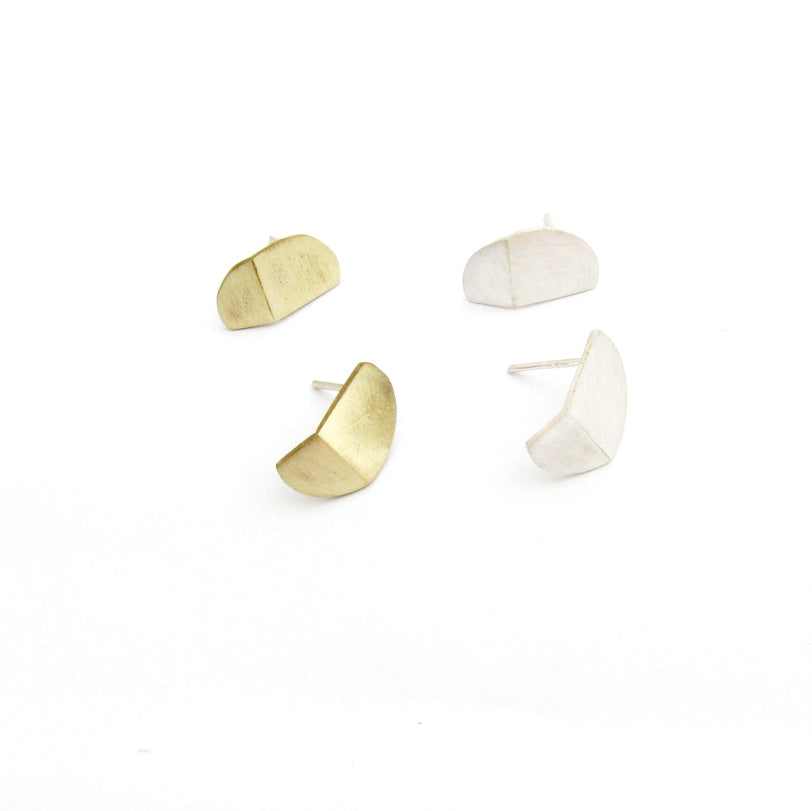 Folded Semi-Cirlce Drop Stud