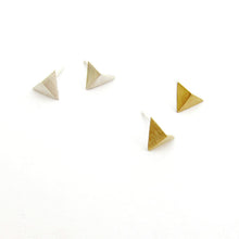triangle studs designer jewellery