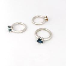 contemporary gemstone rings by designer Savage Jewellery