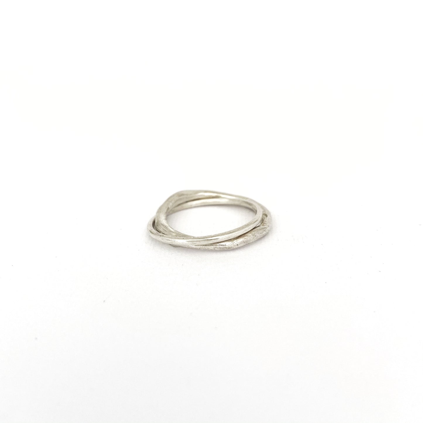 Organic Unity Ring in silver - 2mm