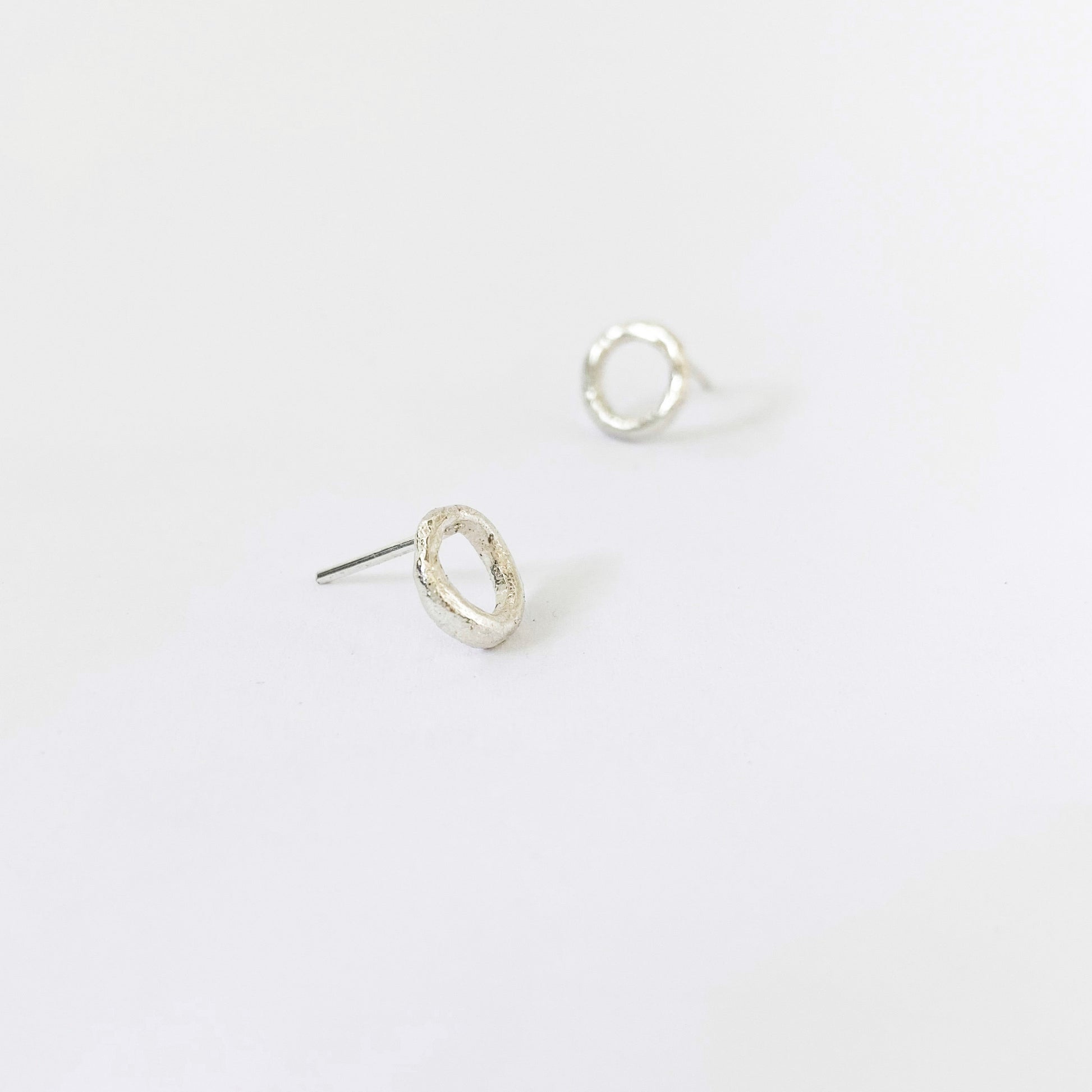 Simple circle studs for the perfect gift by Savage Jewellery