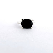 simple bold four claw gemstone ring by designer Savage Jewellery
