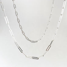 Paper clip necklace - medium