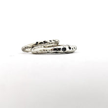 sandcast ring with salt and pepper diamonds by designer Savage Jewellery